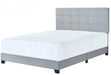 Florence Gray Upholstered Queen Bed - 5270GY-Q - Gate Furniture