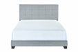 Florence Gray Upholstered Queen Bed - 5270GY-Q - Gate Furniture