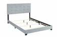 Florence Gray Upholstered Twin Bed - 5270GY-T - Gate Furniture