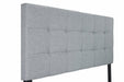 Florence Gray Upholstered Twin Bed - 5270GY-T - Gate Furniture