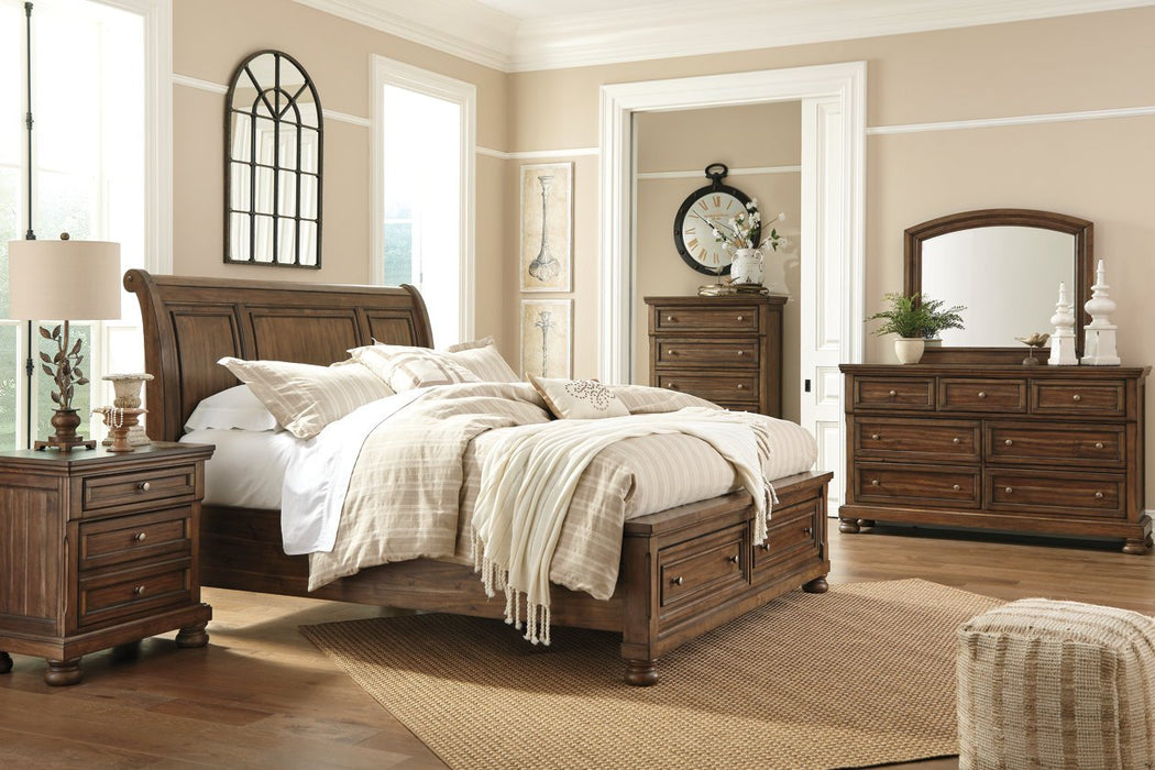 Flynnter Medium Brown Chest of Drawers - B719-46 - Gate Furniture