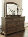 Flynnter Medium Brown Sleigh Platform Bedroom Set - Gate Furniture