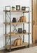 Forestmin Brown/Black Bookcase - A4000045 - Gate Furniture