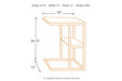 Forestmin Natural/Black Accent Table - A4000049 - Gate Furniture