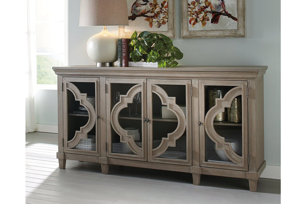 Fossil Ridge Gray Accent Cabinet - A4000037 - Gate Furniture