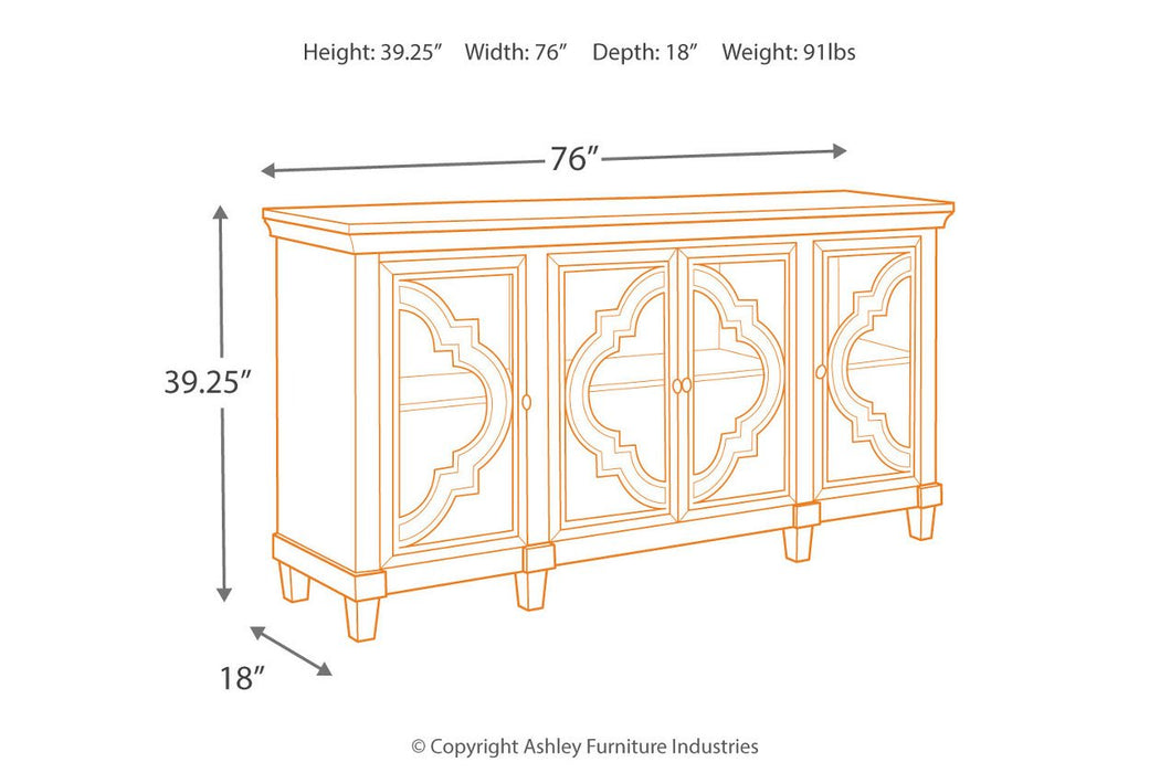 Fossil Ridge Gray Accent Cabinet - A4000037 - Gate Furniture