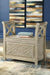 Fossil Ridge Whitewash Accent Bench - A4000001 - Gate Furniture