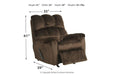 Foxfield Chocolate Recliner - 1040225 - Gate Furniture