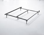Frames and Rails Metallic Queen/King/California King Bolt on Bed Frame - B100-66 - Gate Furniture