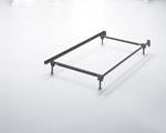 Frames and Rails Metallic Twin/Full Bolt on Bed Frame - B100-21 - Gate Furniture