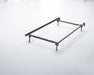 Frames and Rails Metallic Twin/Full Bolt on Bed Frame - B100-21 - Gate Furniture