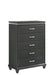 Frampton Gray LED Platform Bedroom Set - Gate Furniture