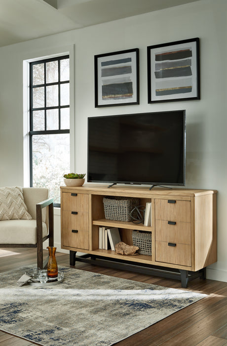 Freslowe Large TV Stand - W761-68 - In Stock Furniture