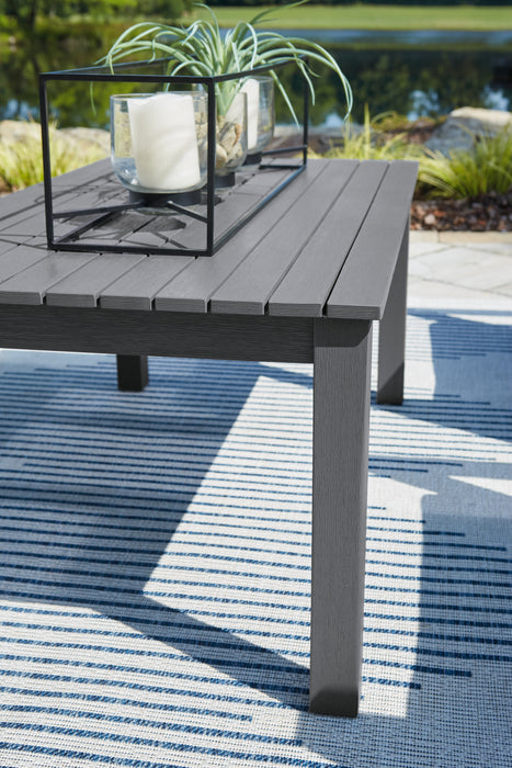 Fynnegan Outdoor Loveseat with Table (Set of 2) - P349-034 - In Stock Furniture