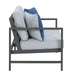 Fynnegan Outdoor Loveseat with Table (Set of 2) - P349-034 - In Stock Furniture