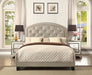 Gaby Gold Full Platform Bed - 5269PUGD-F - Gate Furniture