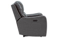Galahad Smoke Power Recliner - 6610306 - Gate Furniture
