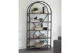 Galtbury Brown/Black Bookcase - A4000325 - Gate Furniture