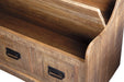 Garrettville Brown Storage Bench - A4000093 - Gate Furniture
