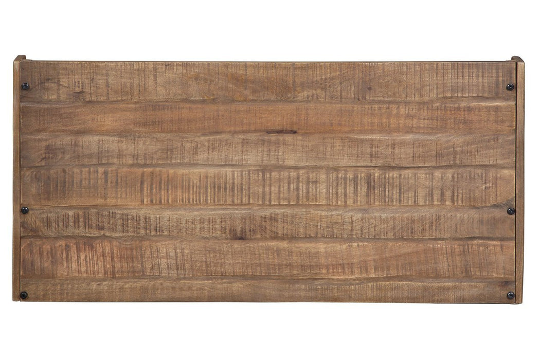 Garrettville Brown Storage Bench - A4000093 - Gate Furniture