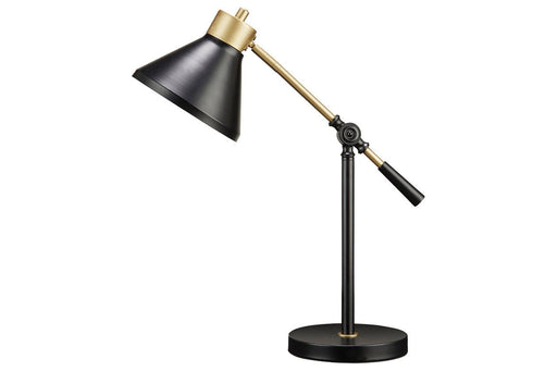 Garville Black/Gold Finish Desk Lamp - L734342 - Gate Furniture