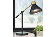 Garville Black/Gold Finish Desk Lamp - L734342 - Gate Furniture