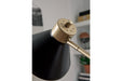 Garville Black/Gold Finish Floor Lamp - L734341 - Gate Furniture