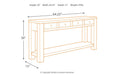 Gavelston Black Sofa/Console Table - T732-4 - Gate Furniture