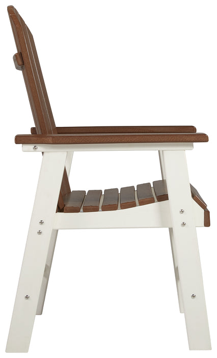 Genesis Bay Outdoor Dining Arm Chair (Set of 2) - P212-601A - In Stock Furniture