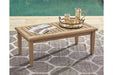 Gerianne Grayish Brown Coffee Table - P805-701 - Gate Furniture