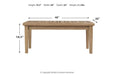Gerianne Grayish Brown Coffee Table - P805-701 - Gate Furniture