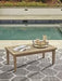 Gerianne Grayish Brown Coffee Table - P805-701 - Gate Furniture