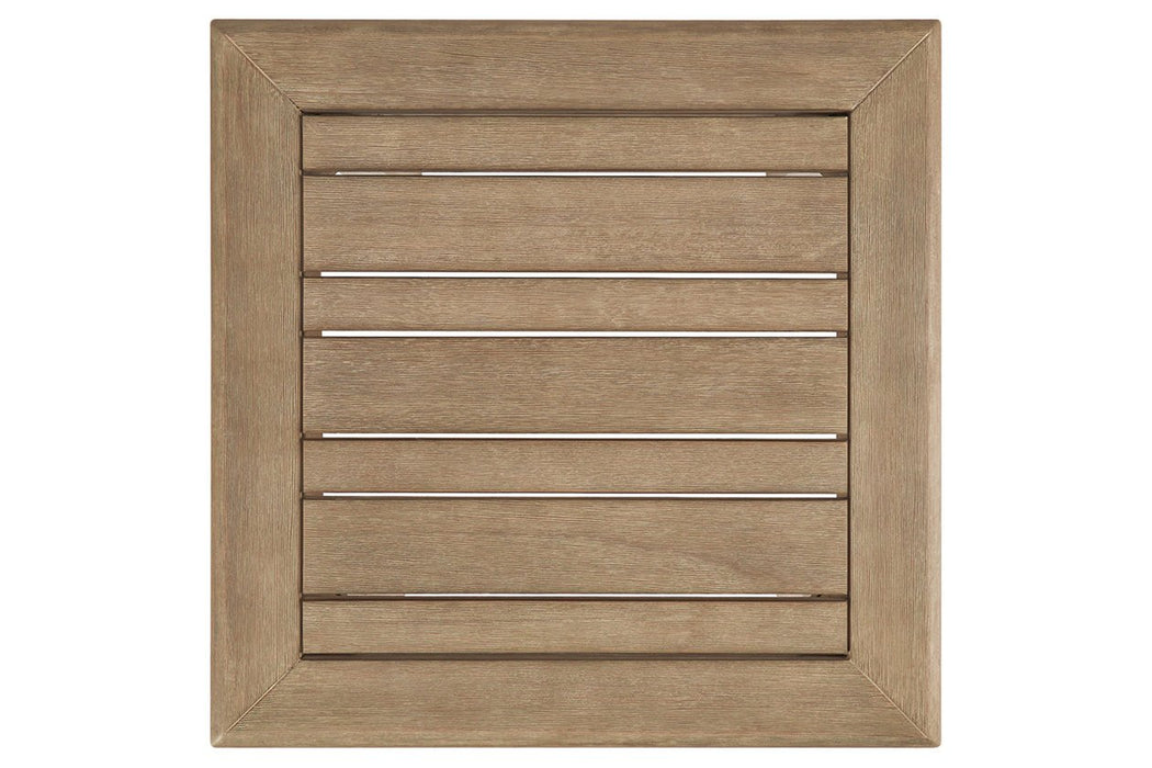 Gerianne Grayish Brown End Table - P805-702 - Gate Furniture