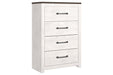 Gerridan White/Gray Chest of Drawers - B1190-44 - Gate Furniture