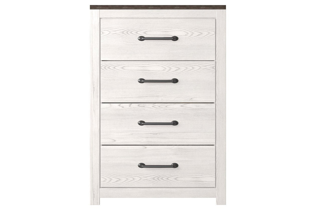 Gerridan White/Gray Chest of Drawers - B1190-44 - Gate Furniture