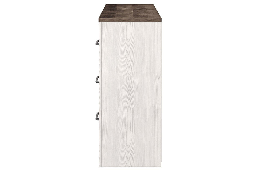 Gerridan White/Gray Dresser - B1190-31 - Gate Furniture