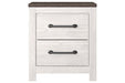 Gerridan White/Gray Nightstand - B1190-92 - Gate Furniture