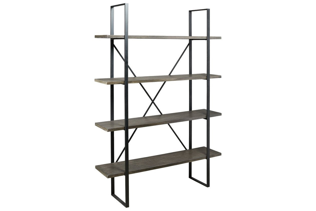 Gilesgrove Black/Gray Bookcase - A4000017 - Gate Furniture