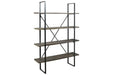 Gilesgrove Black/Gray Bookcase - A4000017 - Gate Furniture