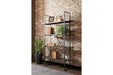 Gilesgrove Black/Gray Bookcase - A4000017 - Gate Furniture