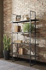 Gilesgrove Black/Gray Bookcase - A4000017 - Gate Furniture