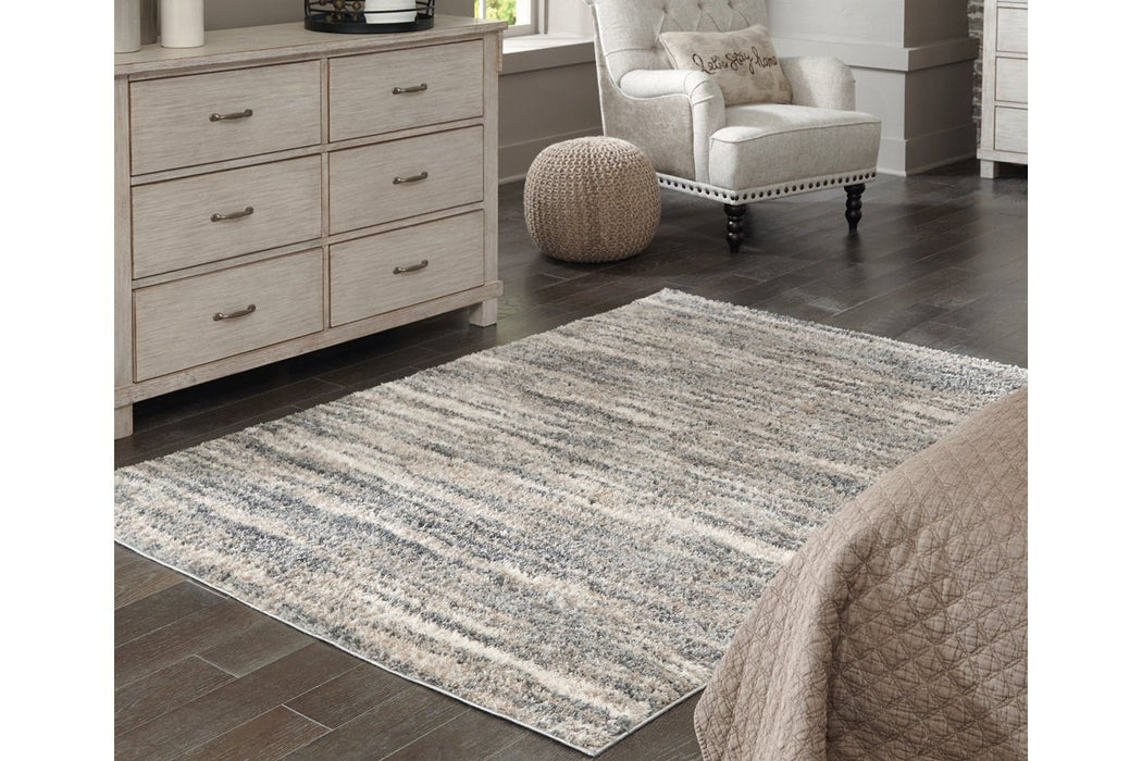 Gizela Ivory/Beige/Gray Large Rug - R404861 - Gate Furniture