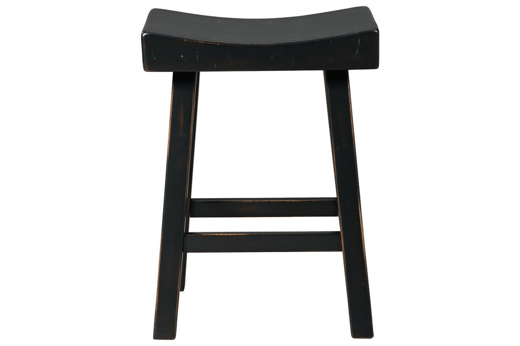 Glosco Black Counter Height Bar Stool (Set of 2) - D548-524 - Gate Furniture