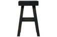 Glosco Black Counter Height Bar Stool (Set of 2) - D548-524 - Gate Furniture