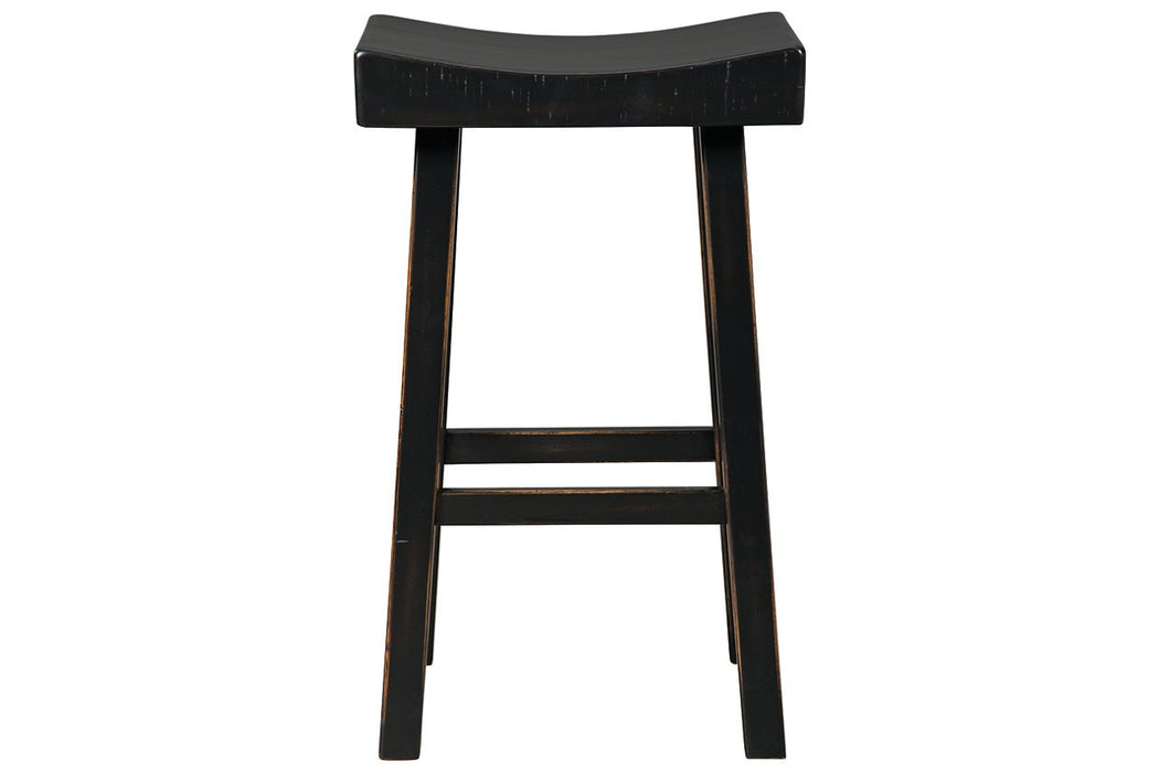 Glosco Black Pub Height Bar Stool (Set of 2) - D548-530 - Gate Furniture