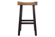 Glosco Medium Brown/Dark Brown Bar Height Bar Stool (Set of 2) - D548-030 - Gate Furniture