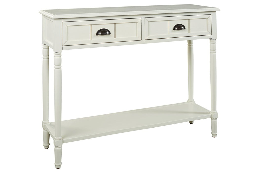 Goverton White Sofa/Console Table - A4000178 - Gate Furniture
