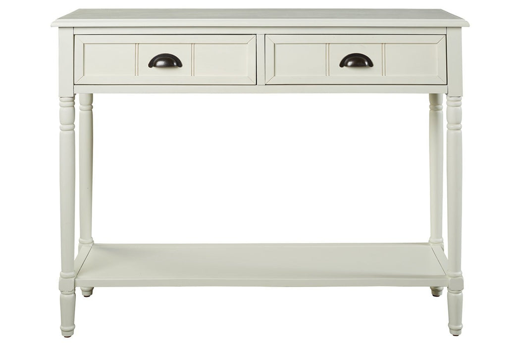 Goverton White Sofa/Console Table - A4000178 - Gate Furniture