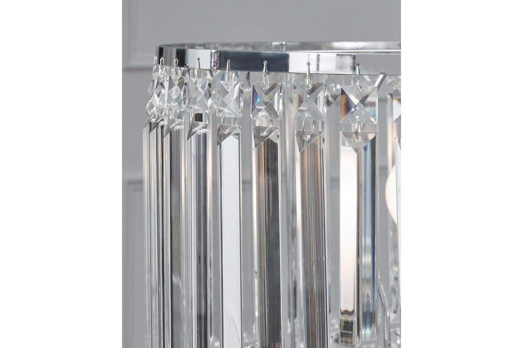 Gracella Chrome Finish Table Lamp - L428154 - Gate Furniture