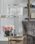 Gracella Chrome Finish Table Lamp - L428154 - Gate Furniture